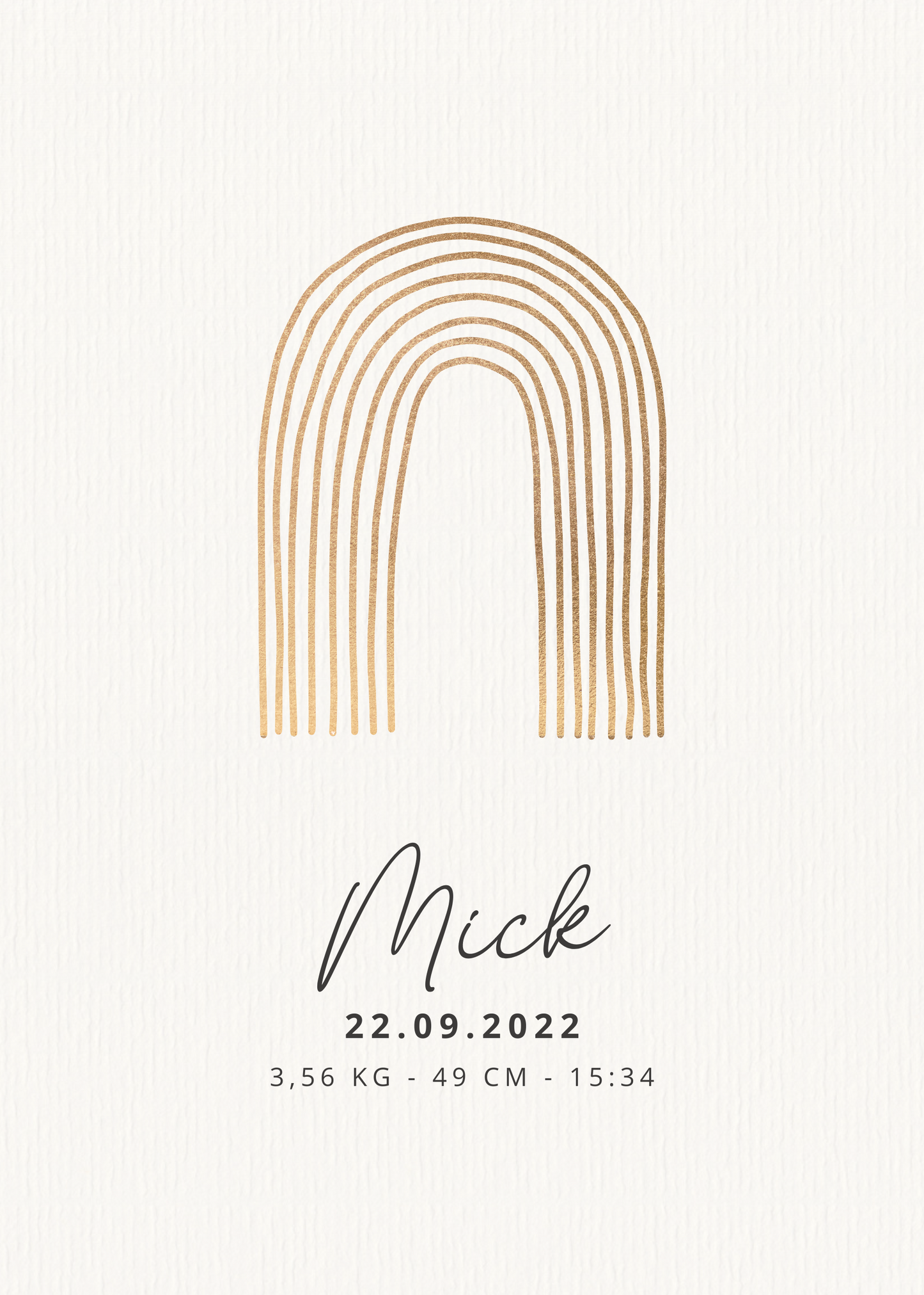 Geboorteposter Mick