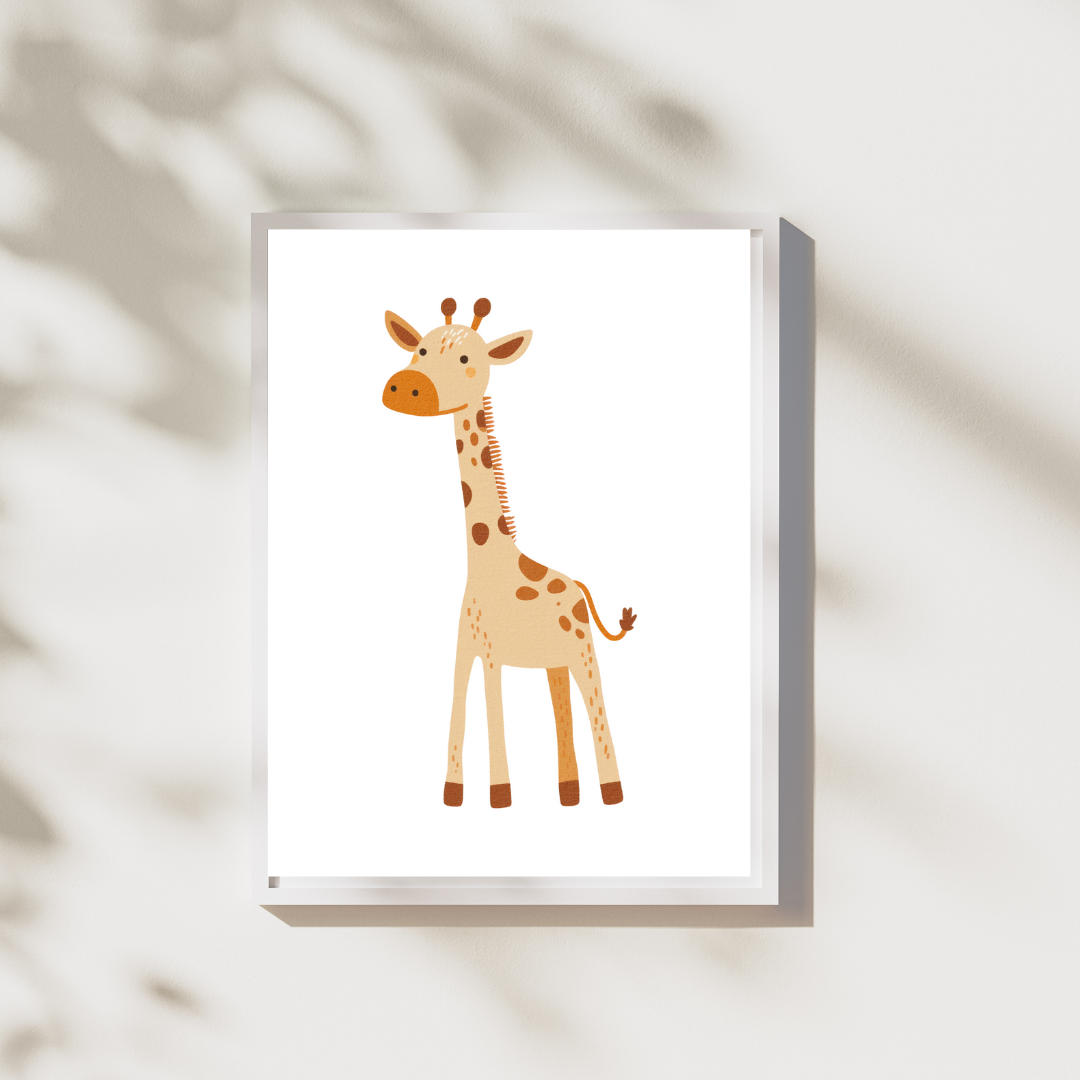 Giraffe 3 - Safari Poster Collectie