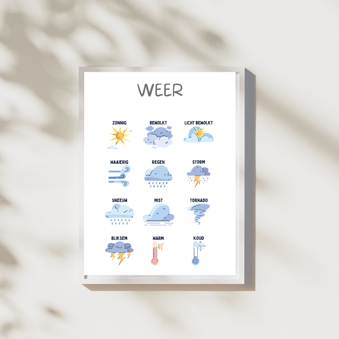 Het weer - Educatieve Montessori Collecties