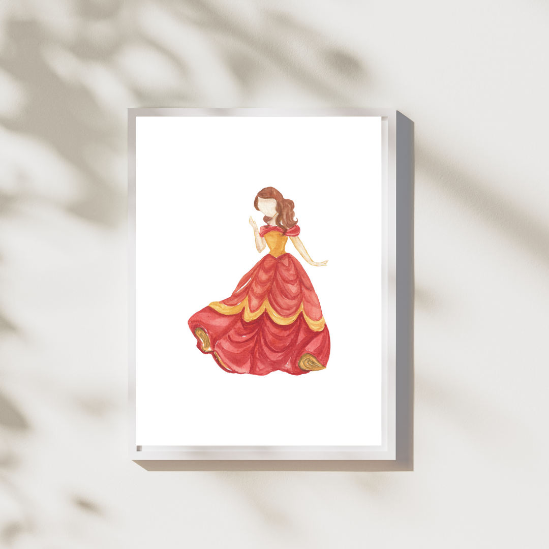 Rood - Prinsessen Posters Collectie
