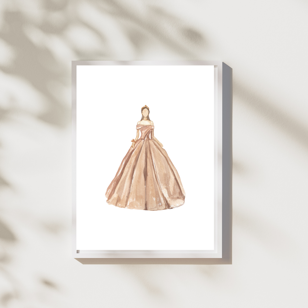 Beige - Prinsessen Posters Collectie