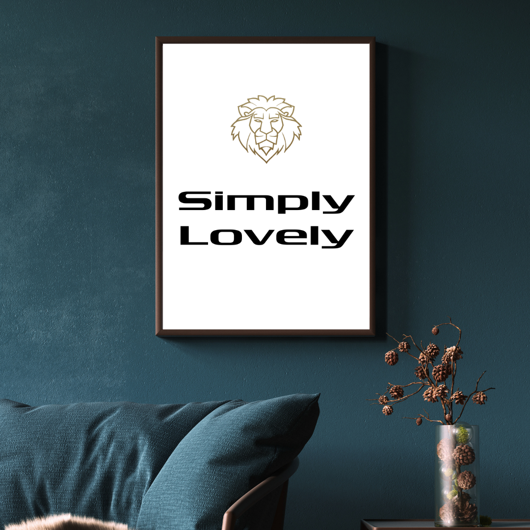 Simply Lovely - Racing Poster