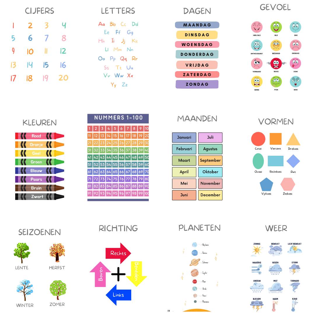 Educatieve Montessori Collectie - Ontdek En Leer