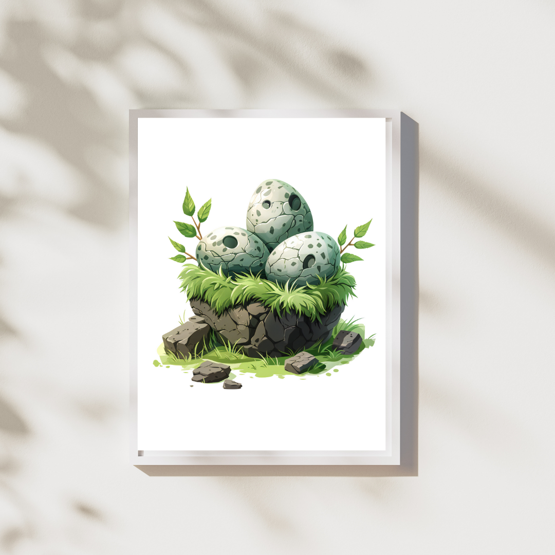 Eieren 3 - Vriendelijke Dinosaurus Poster Collectie
