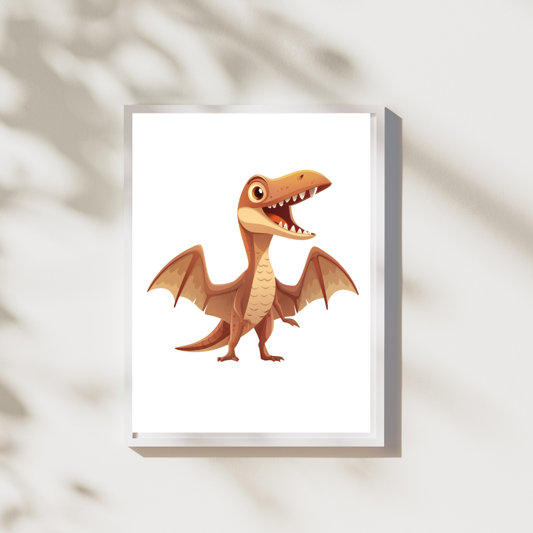 Dinosaurus 12 - Vriendelijke Dinosaurus Poster Collectie