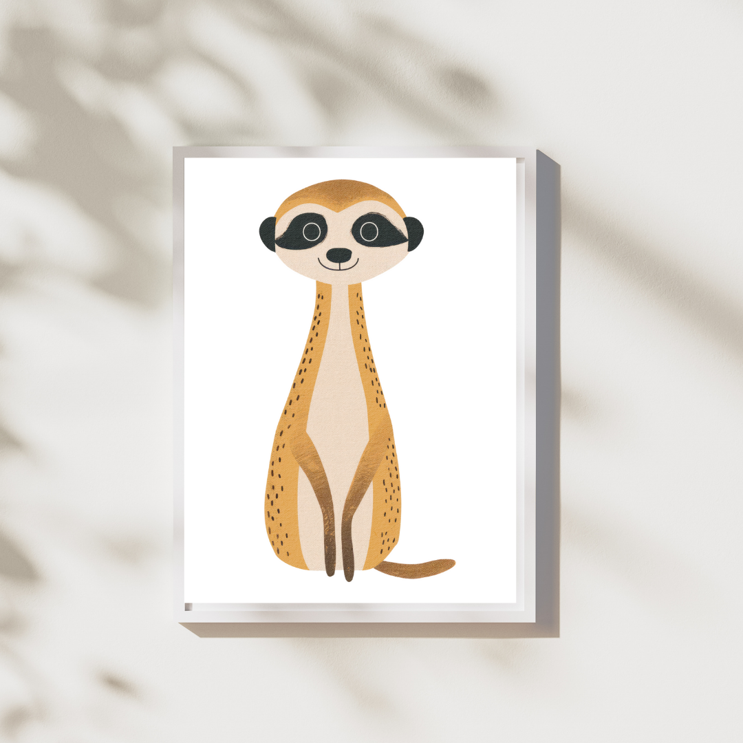 Stokstaartje - Safari Poster Collectie