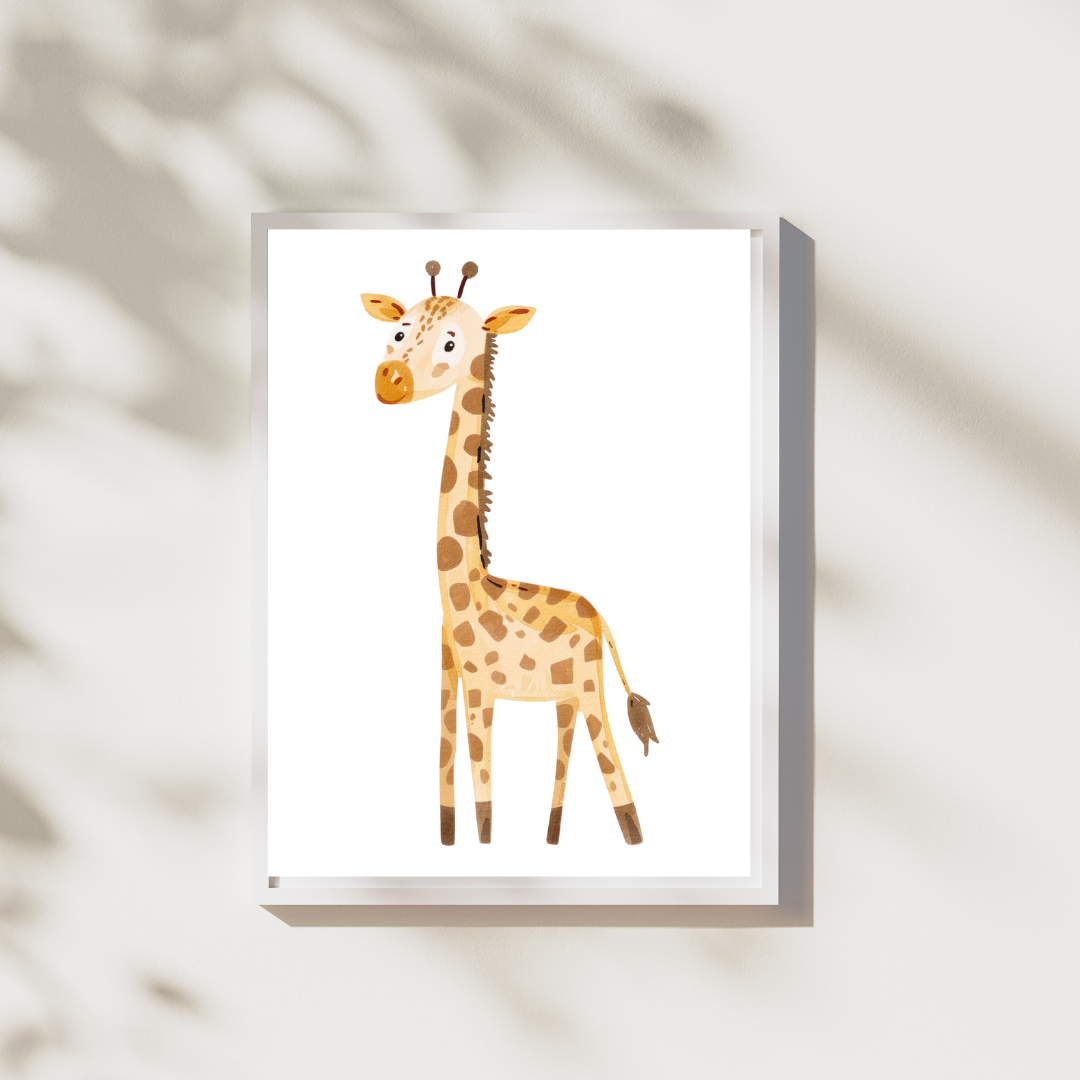 Giraffe 2 - Safari Poster Collectie