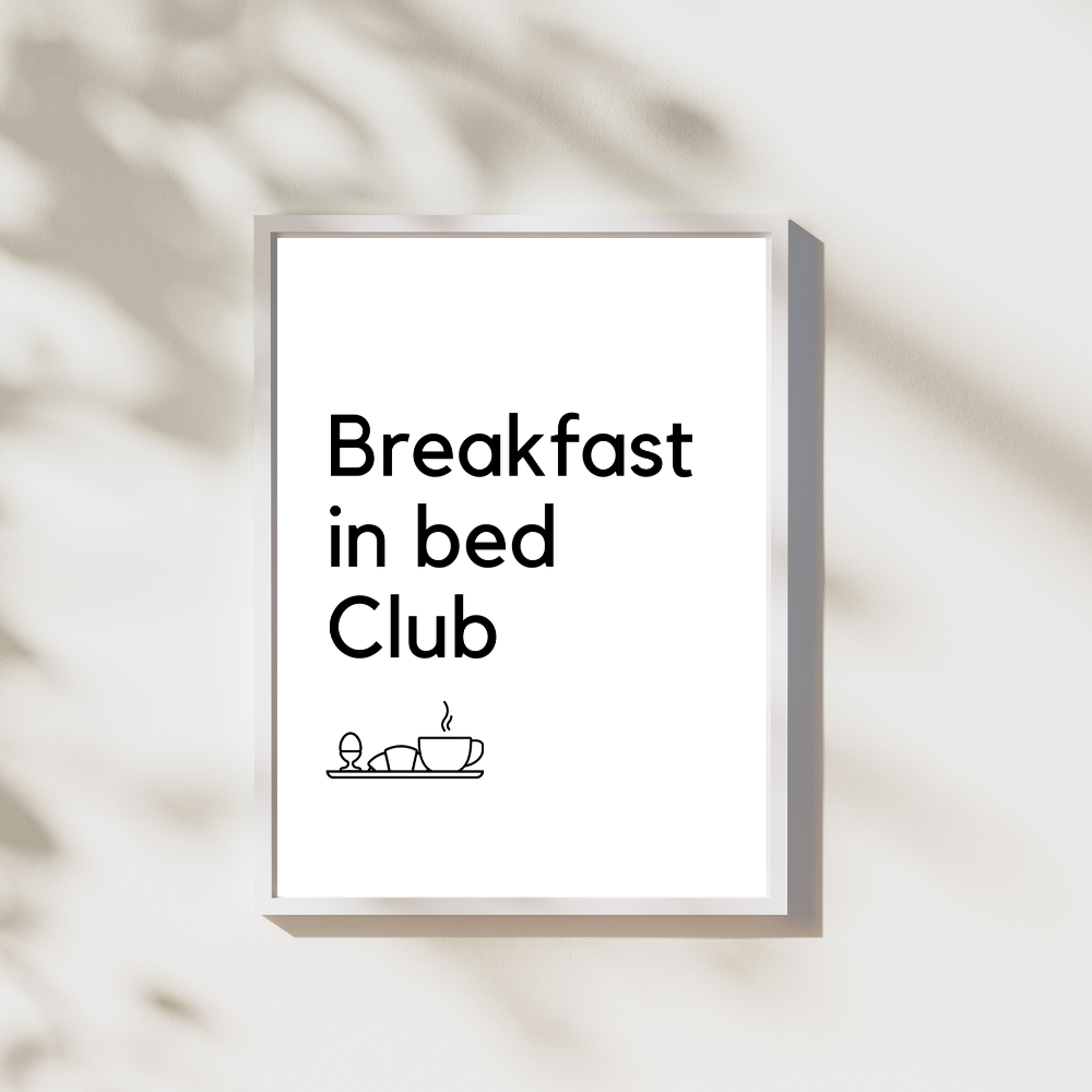 Breakfast in bed club - Leuk voor in huis collectie