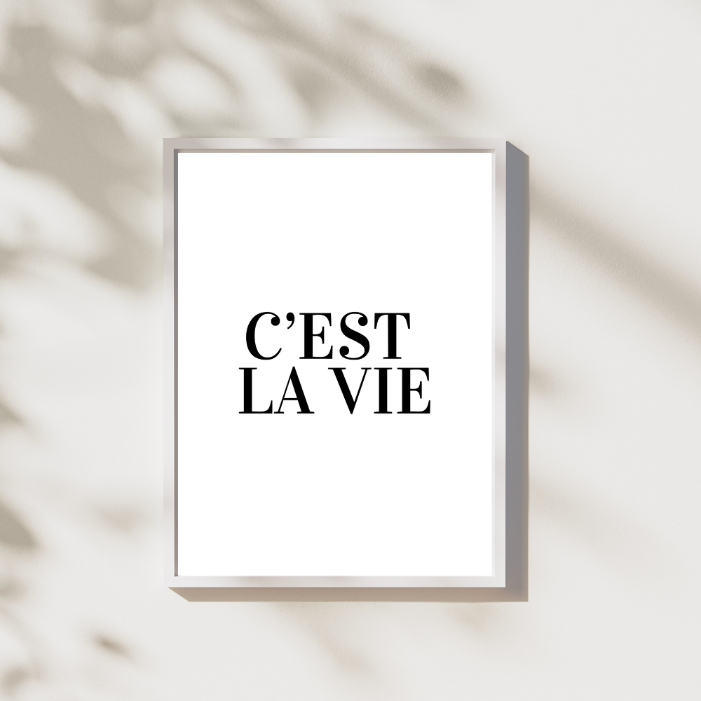 Cest la vie - Leuk voor in huis collectie