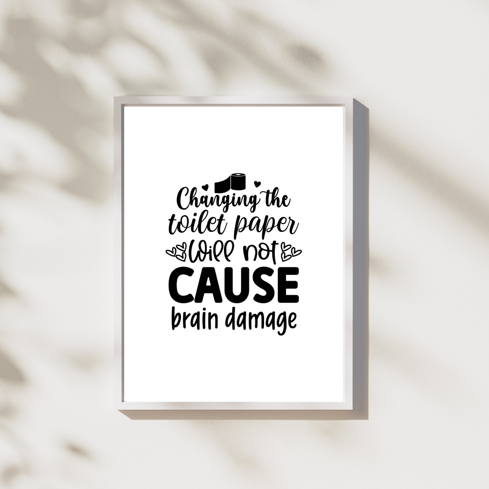 Changing toilet paper - Leuk voor in huis collectie
