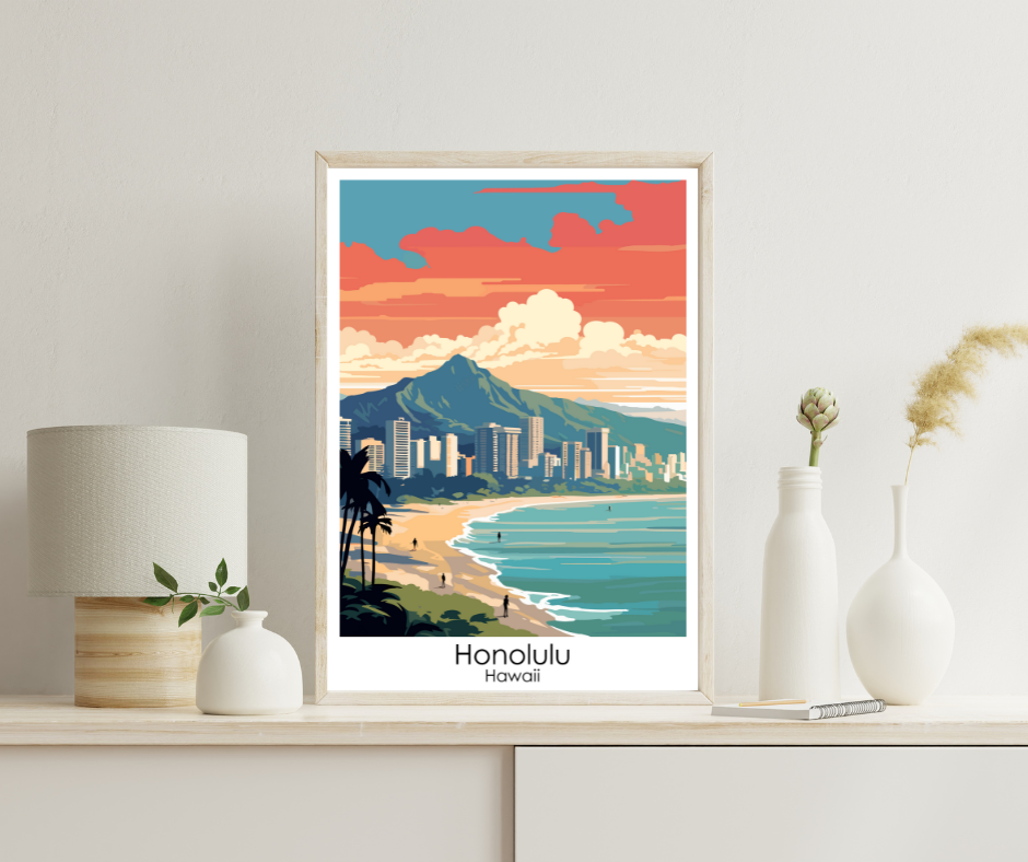 Honolulu - Travel Posters