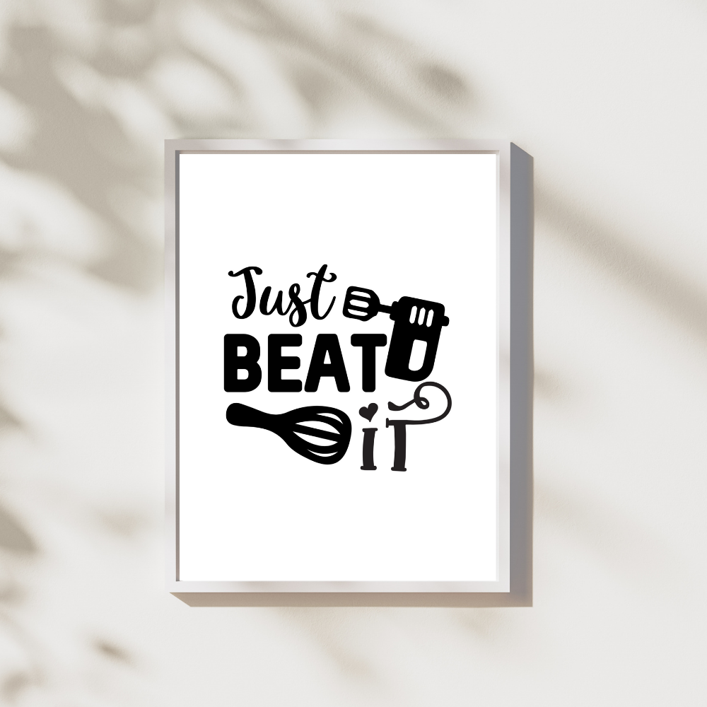 Just beat it - Leuk voor in huis collectie