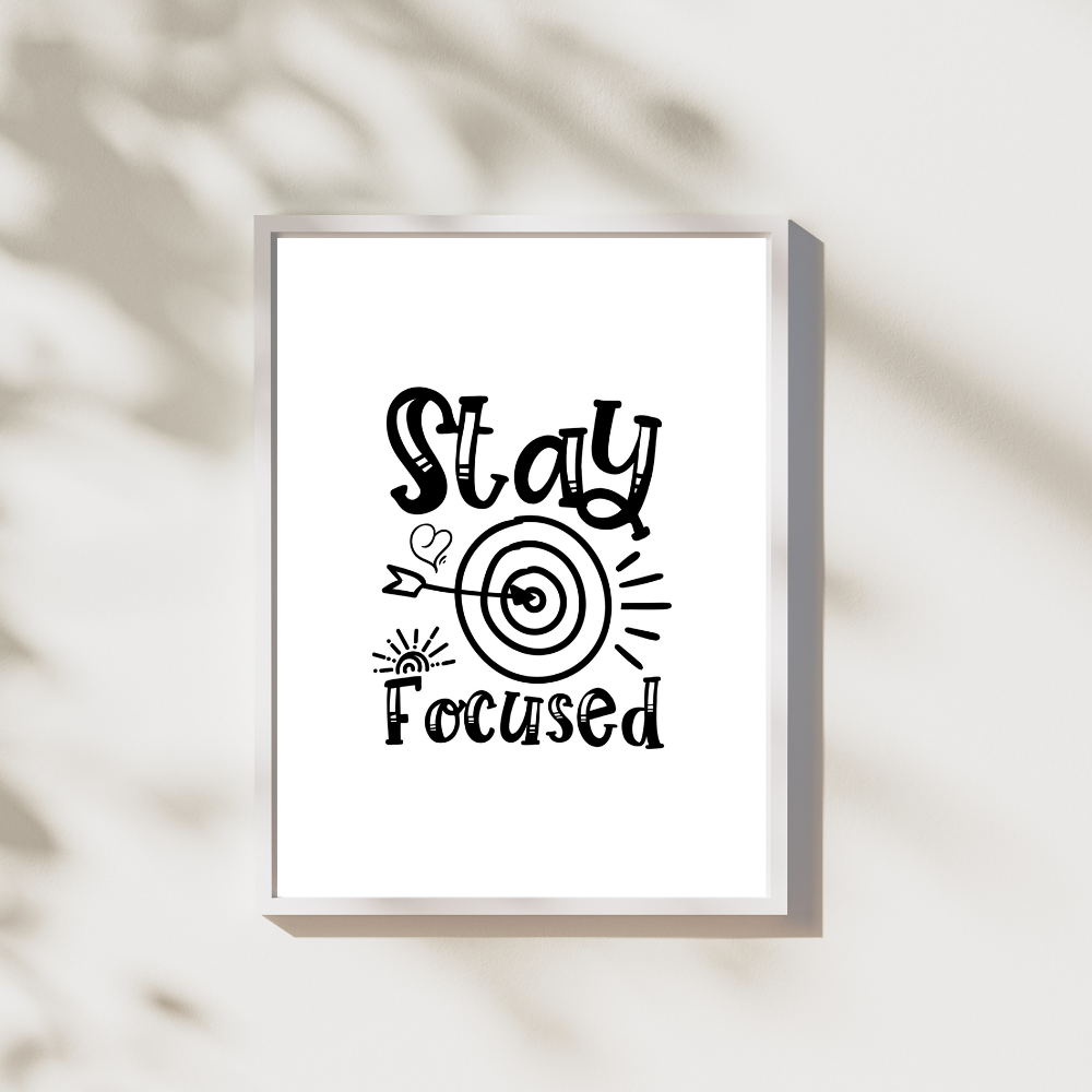 Stay focused - Leuk voor in huis collectie