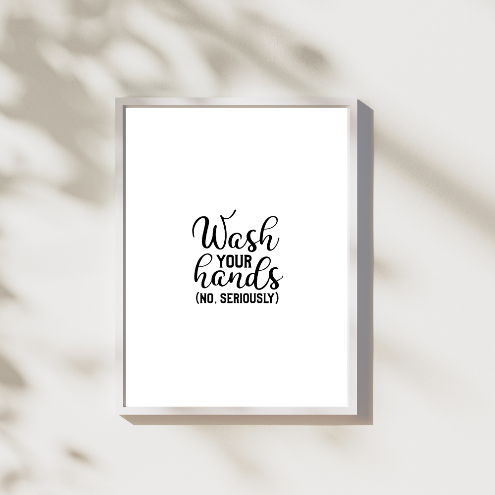 Wash your hands - Leuk voor in huis collectie