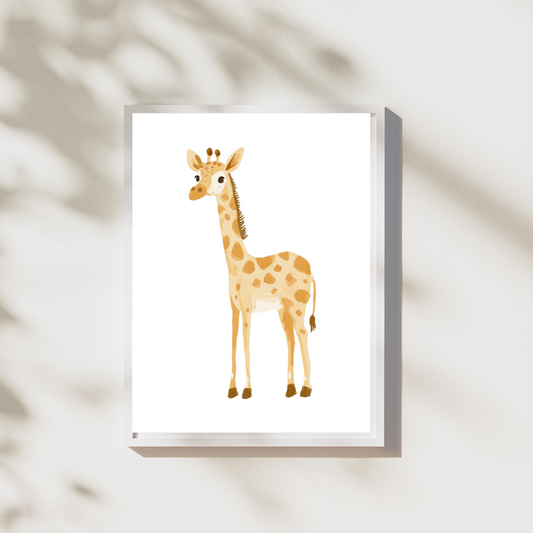 Giraffe 4 - Safari Poster Collectie