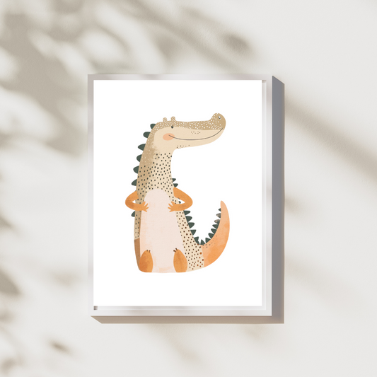 Krokodil - Safari Poster Collectie