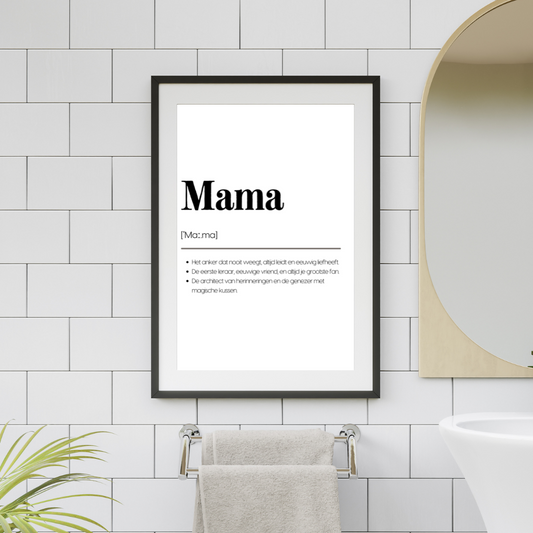 Mama - Unieke Familieposters