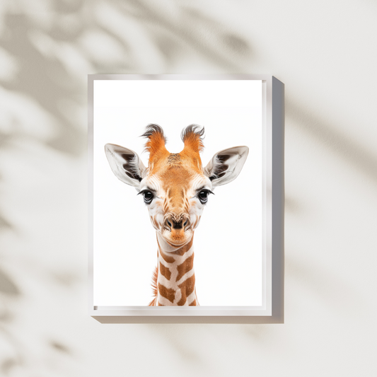 Giraffe - Safari Realisme Poster Collectie