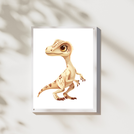 Dinosaurus 3 - Vriendelijke Dinosaurus Poster Collectie