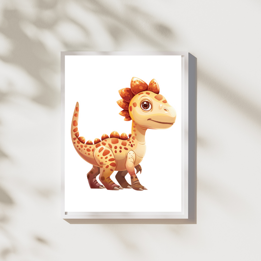 Dinosaurus 5 - Vriendelijke Dinosaurus Poster Collectie