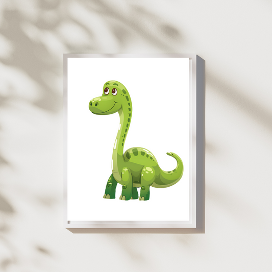 Dinosaurus 6 - Vriendelijke Dinosaurus Poster Collectie