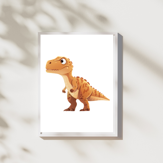 Dinosaurus 8 - Vriendelijke Dinosaurus Poster Collectie
