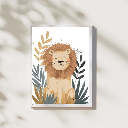 Leeuw - Safari Poster Collectie
