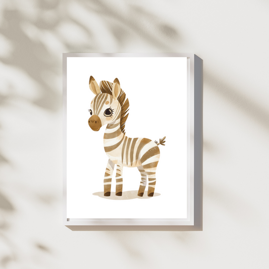 Zeebra - Safari Poster Collectie