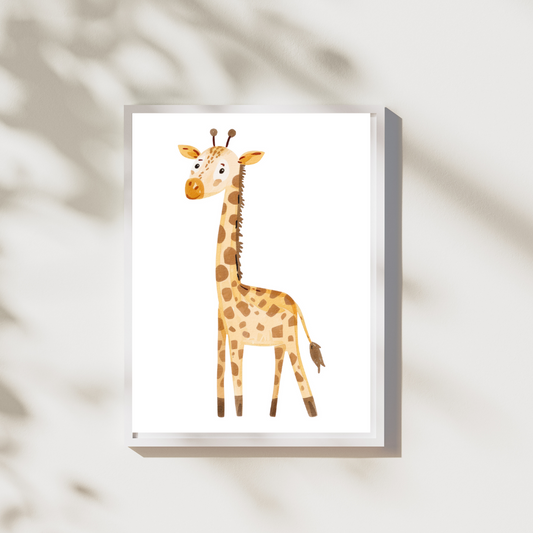 Giraffe 2 - Safari Poster Collectie