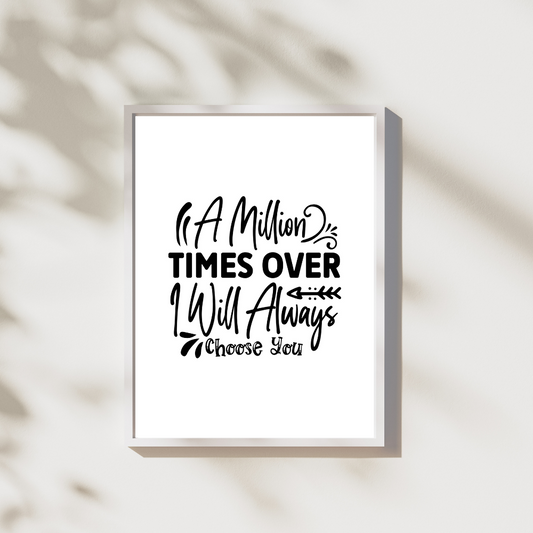 A million times - Leuk voor in huis collectie