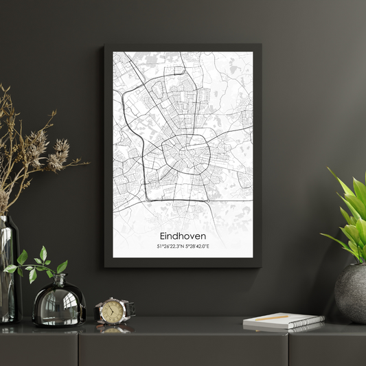 Eindhoven - Moderne Stadskaart Poster