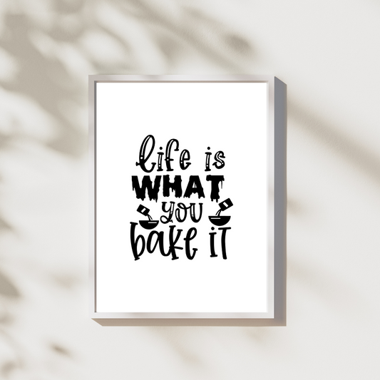 Life is what you bake it - Leuk voor in huis collectie