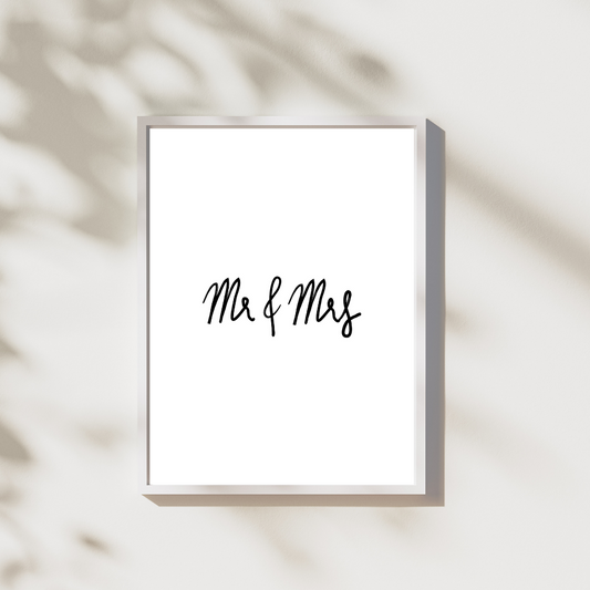 Mr & mrs - Leuk voor in huis collectie