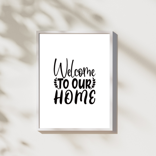 Welcome to our home - Leuk voor in huis collectie