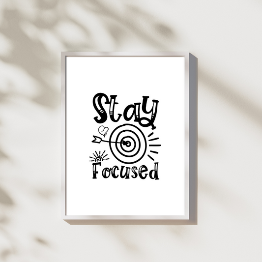 Stay focused - Leuk voor in huis collectie